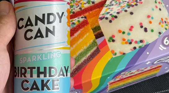 Candy Can birthday cake