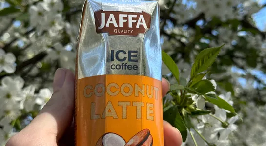 Jaffa ice coffee coconut latte