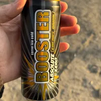 Booster energy drink absolute zero