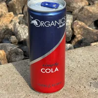 Redbull organics simply cola