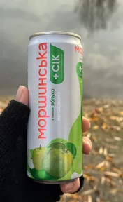 Моршинська вода + сік яблука