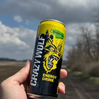 Crazy wolf yellow tropical