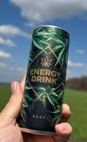 Energy drink mit Hanf-Kräuter Extrakt