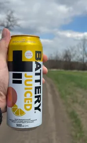 Battery juiced peach lemonade