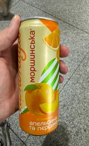 Моршинська лимонад апельсин та персик