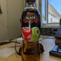 Black energy drink apple