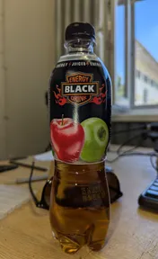 Black energy drink apple