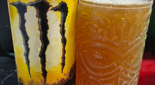 Monster rehab tea + lemonade + energy