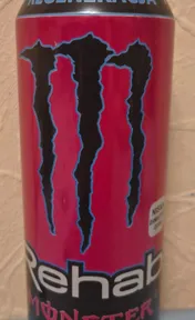 Monster rehab tea + wild berry